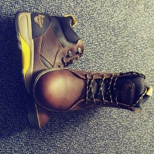 Dr. Marten's steel toe work boot